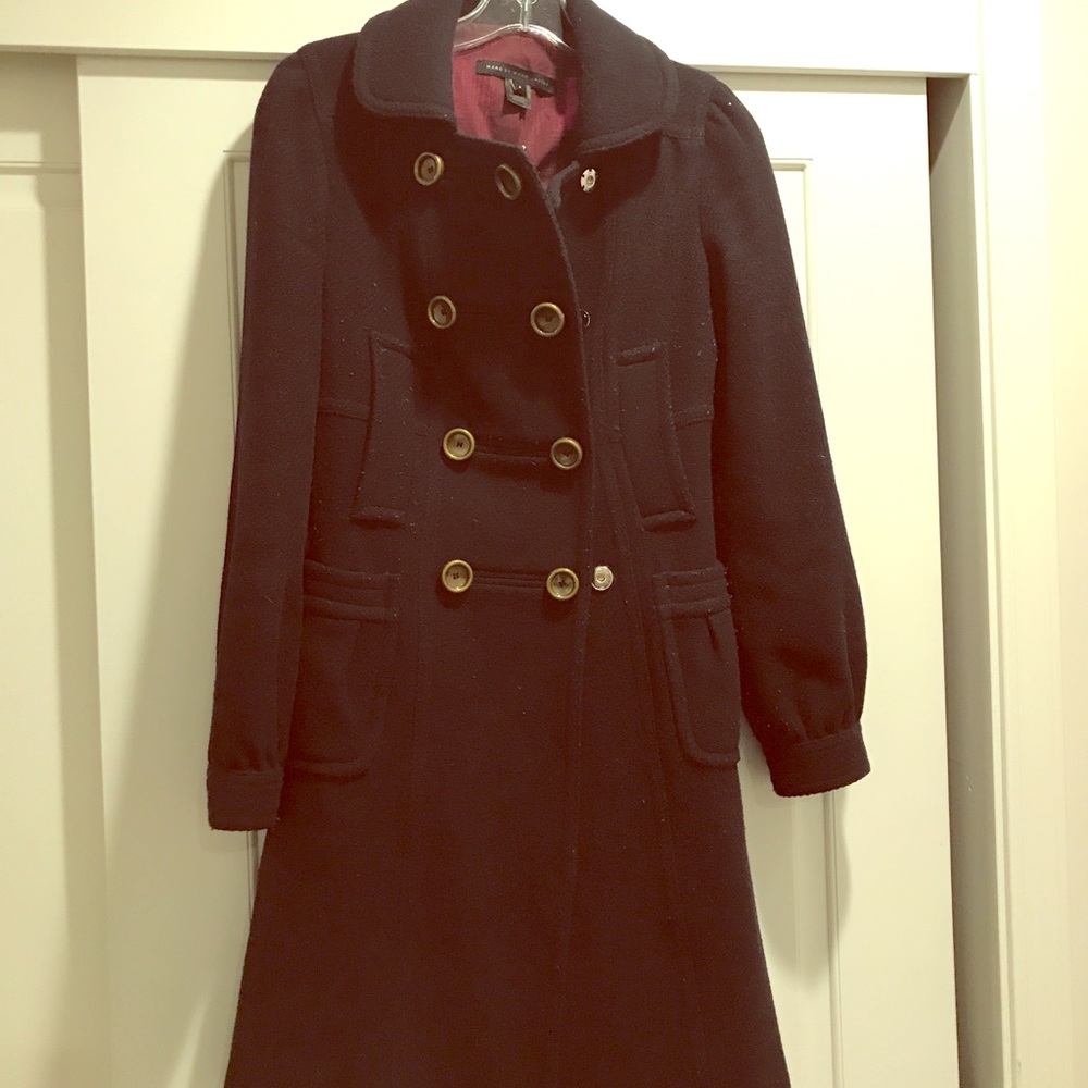 Marc by Marc Jacobs Navy double breasted coat
